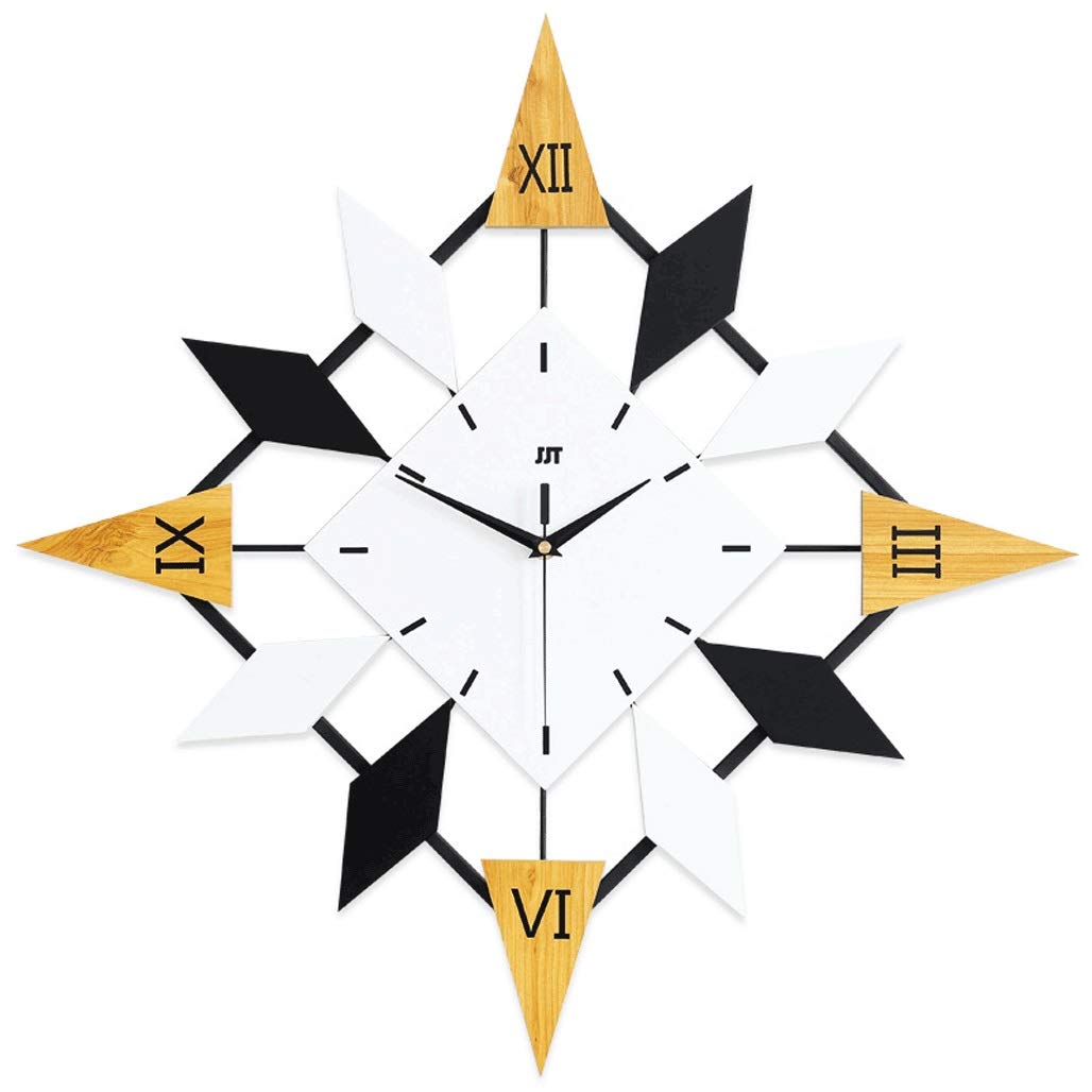 BTHAO Modern Silent Wall Clock - Minimalist Creative Design for Living Room, Home, Office & Restaurant Decor | Perfect for Home Décor, Workspace & Commercial Spaces