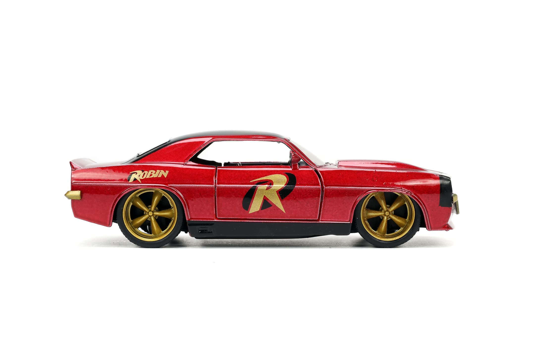 Jada Toys DC Robin 1969 Chevy Camaro 1:32 Scale Die-Cast Model Car - Collectible Action Figure Vehicle for DC Comics Fans & Car Enthusiasts | Perfect for Display, Gifts, and Play Scenes