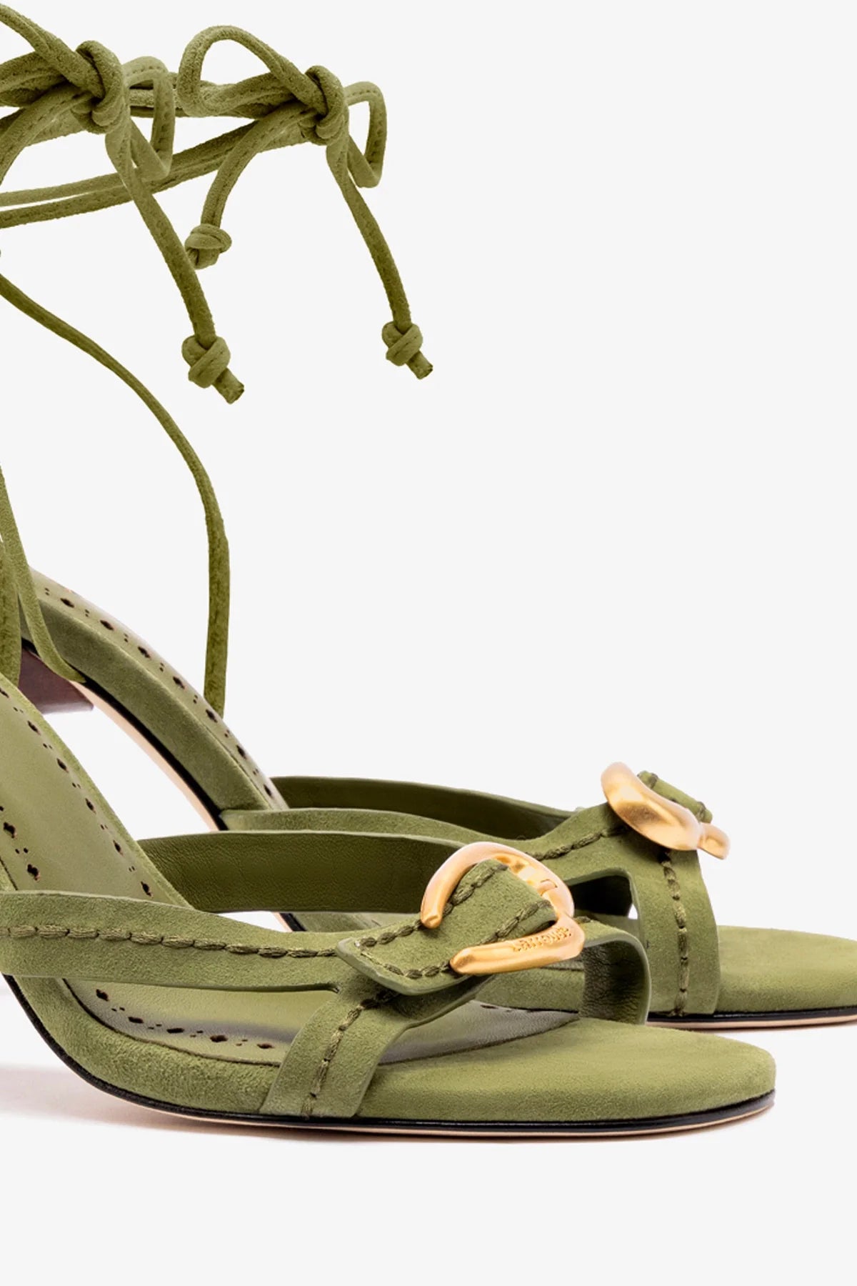 Verona Strappy Sandal Women's Summer Sandals - Comfortable Seaweed Suede Flat Sandals for Beach, Vacation & Casual Outfits