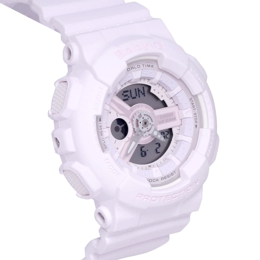 Casio Baby-G BA-110-4A2DR Digital Sport Watch for Women - Shock Resistant, Water Resistant, LED Light - Perfect for Running, Swimming, and Outdoor Activities