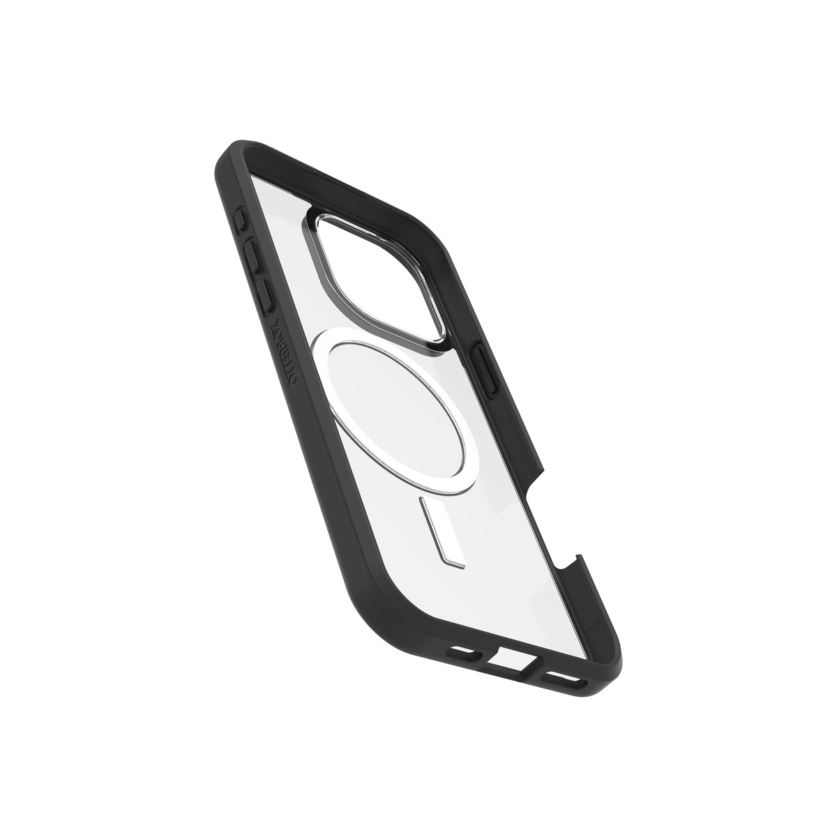 OtterBox SLEEK MagSafe Compatible Case for iPhone 16 Pro Max - Black Crystal | Slim Protective Cover with Wireless Charging Support | Perfect for Work, Travel & Everyday Use