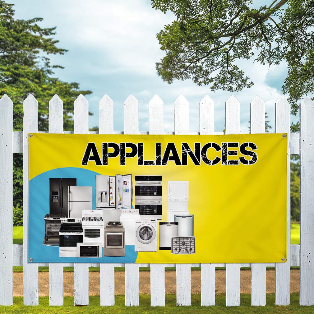Durable Vinyl Banner for Outdoor Advertising - Weatherproof Business & Yard Signs with 4 Grommets (16x40 Inches) - Perfect for Retail Stores, Events & Industrial Use