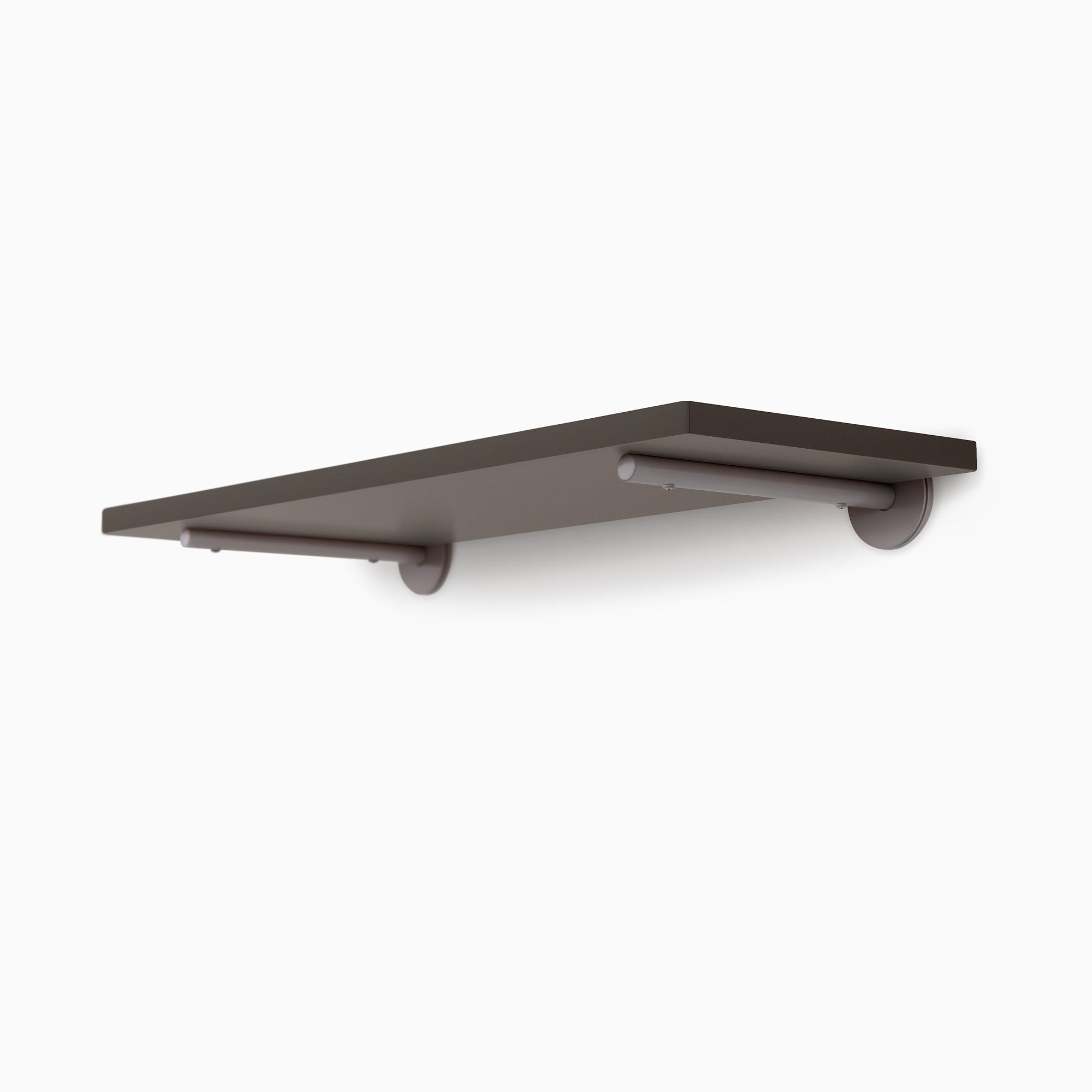 Roderick Modern Tungsten Floating Wall Shelf - Rustic Industrial Decor for Living Room, Bedroom & Kitchen Storage