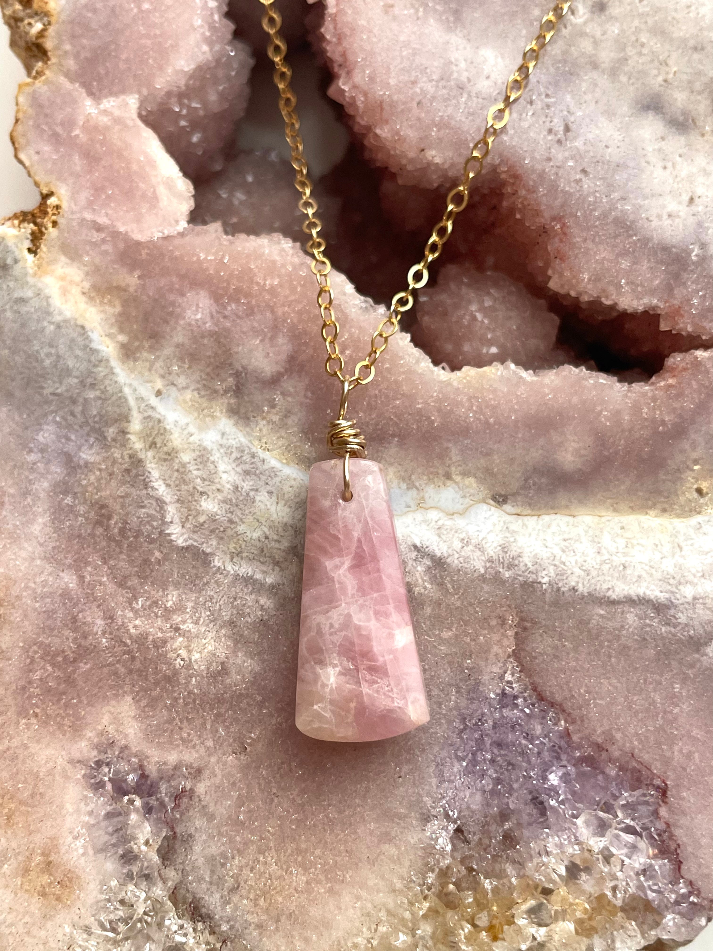 Natural Pink Tourmaline Pendant Necklace for Women - Elegant Gemstone Jewelry Gift for Birthday, Anniversary & Valentine's Day | Perfect for Everyday Wear & Special Occasions