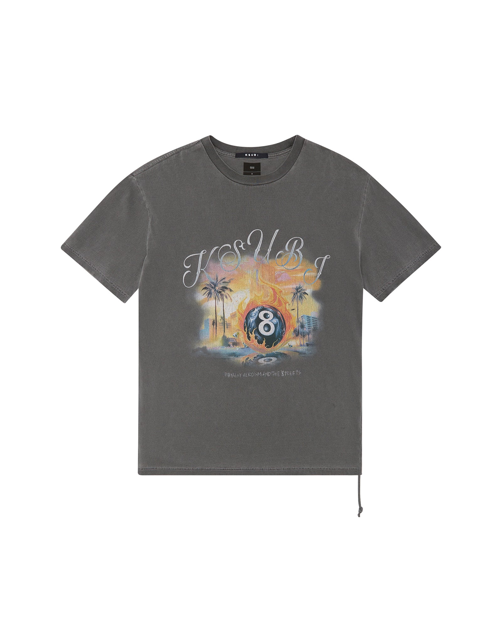 WORLD ORDER BIGGIE SS TEE CHARCOAL - Stylish Graphic T-Shirt for Men | Perfect for Casual Wear, Street Fashion & Everyday Outfits
