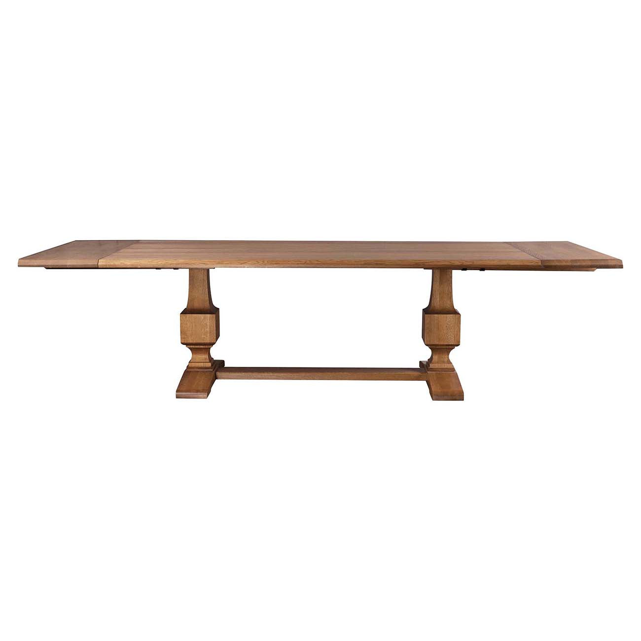 St. Lawrence Trestle Table - Solid Wood Dining Table for Farmhouse & Rustic Decor | Perfect for Dining Room, Kitchen, or Outdoor Entertaining