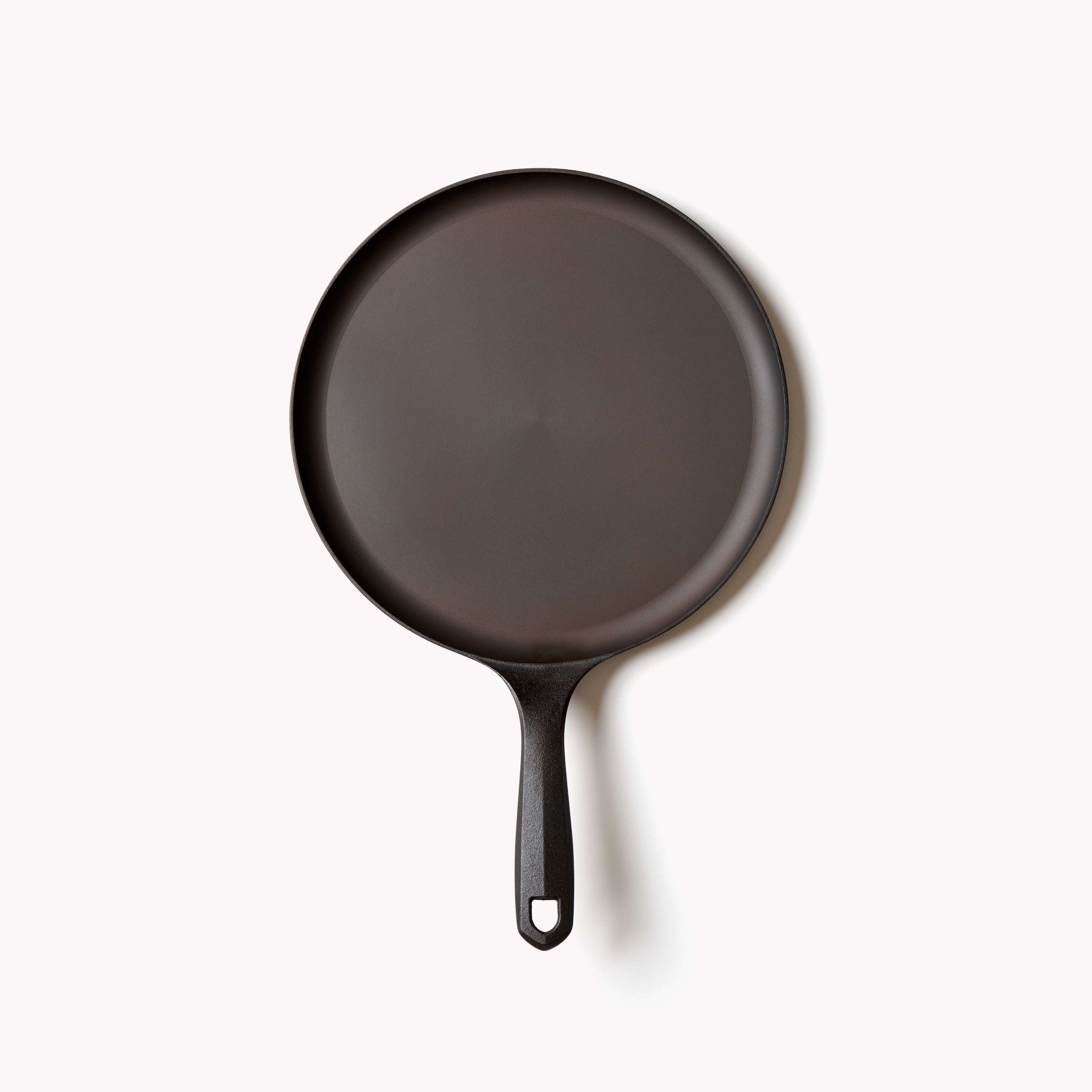 Premium No.9 Round Cast Iron Griddle - Heavy Duty Pre-Seasoned Skillet for Stovetop, Oven & Outdoor Cooking - Perfect for Pancakes, Steaks & Camping