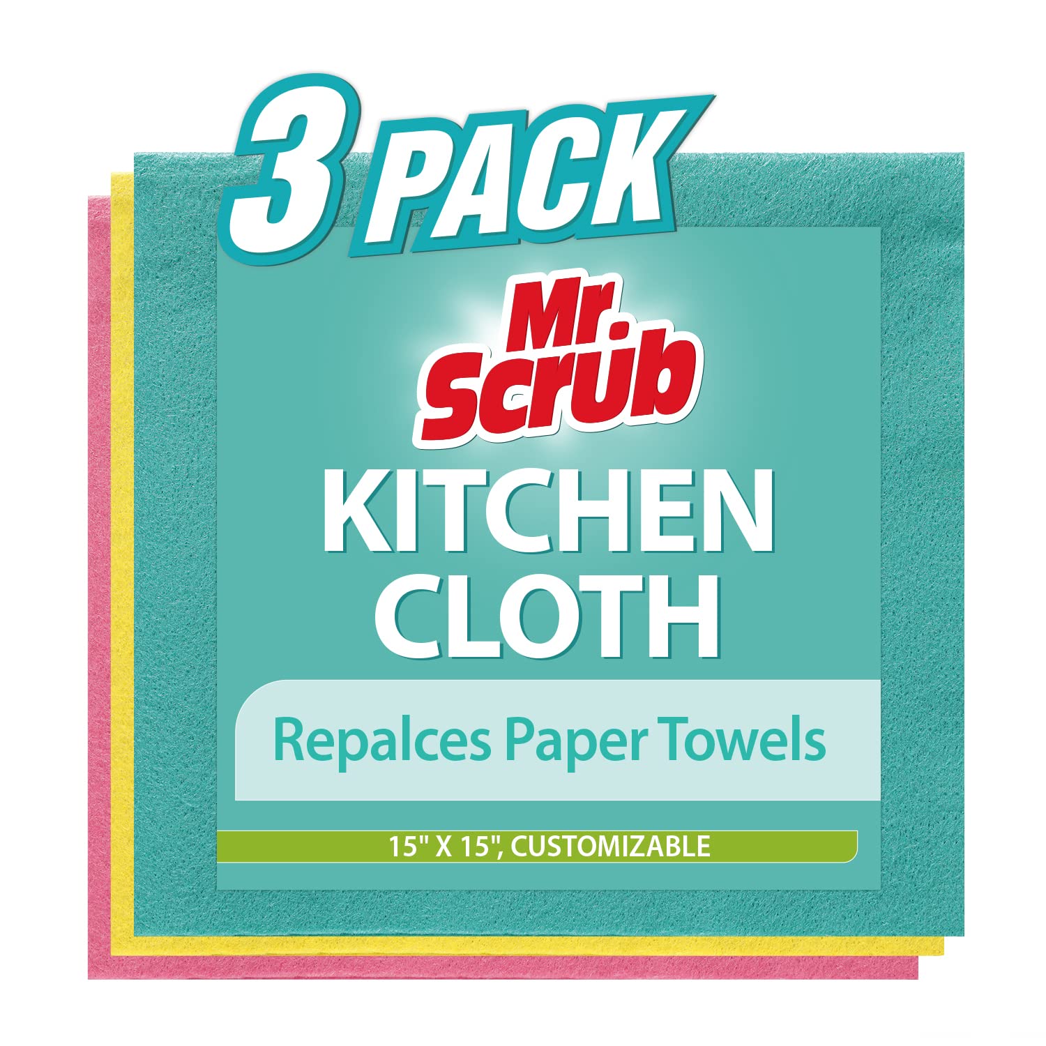 Eco-Friendly Reusable Paper Towels - Super Absorbent Kitchen Cloth Rags | Washable & Sustainable Alternative to Disposable Paper Towels | Perfect for Kitchen Cleaning, Counter Wiping & Eco-Conscious Homes