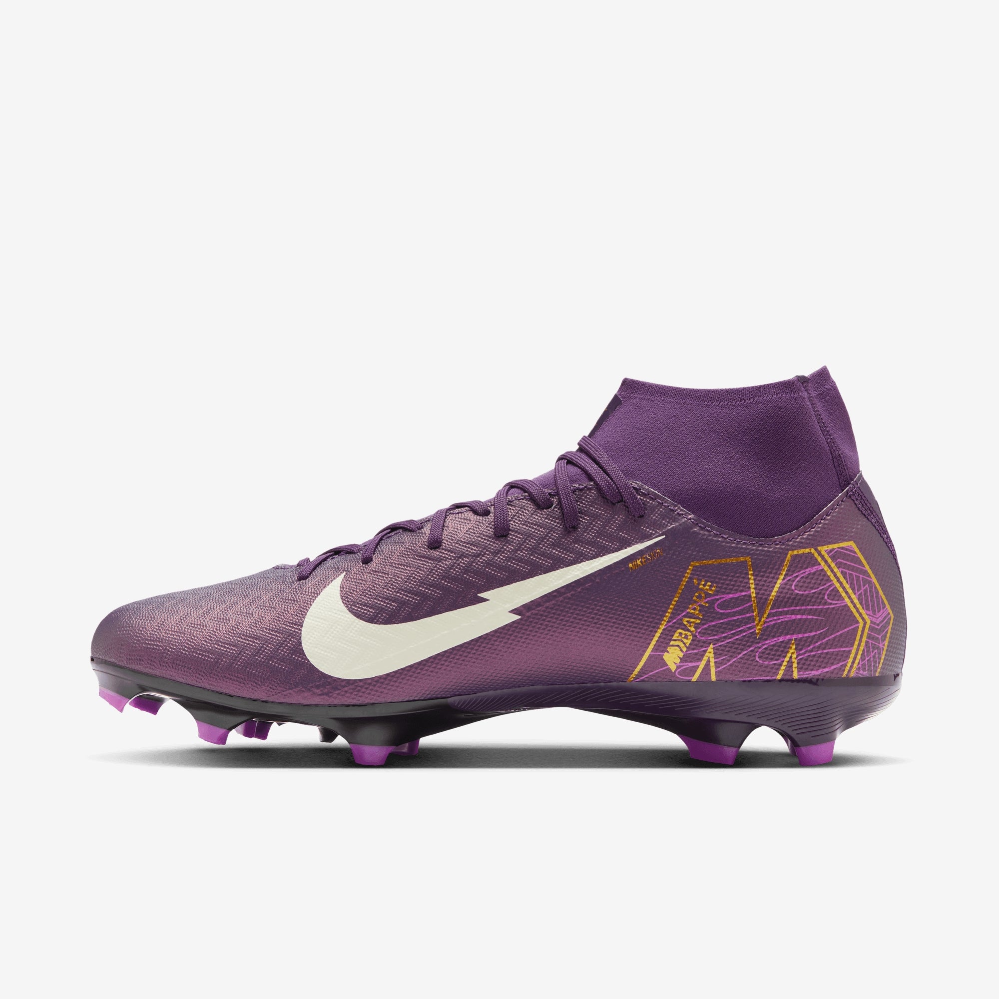 Nike Mercurial Superfly 10 Academy Kylian Mbappé Soccer Cleats - Lightweight Football Shoes for Men & Youth - Perfect for Turf, Artificial Grass & Indoor Matches