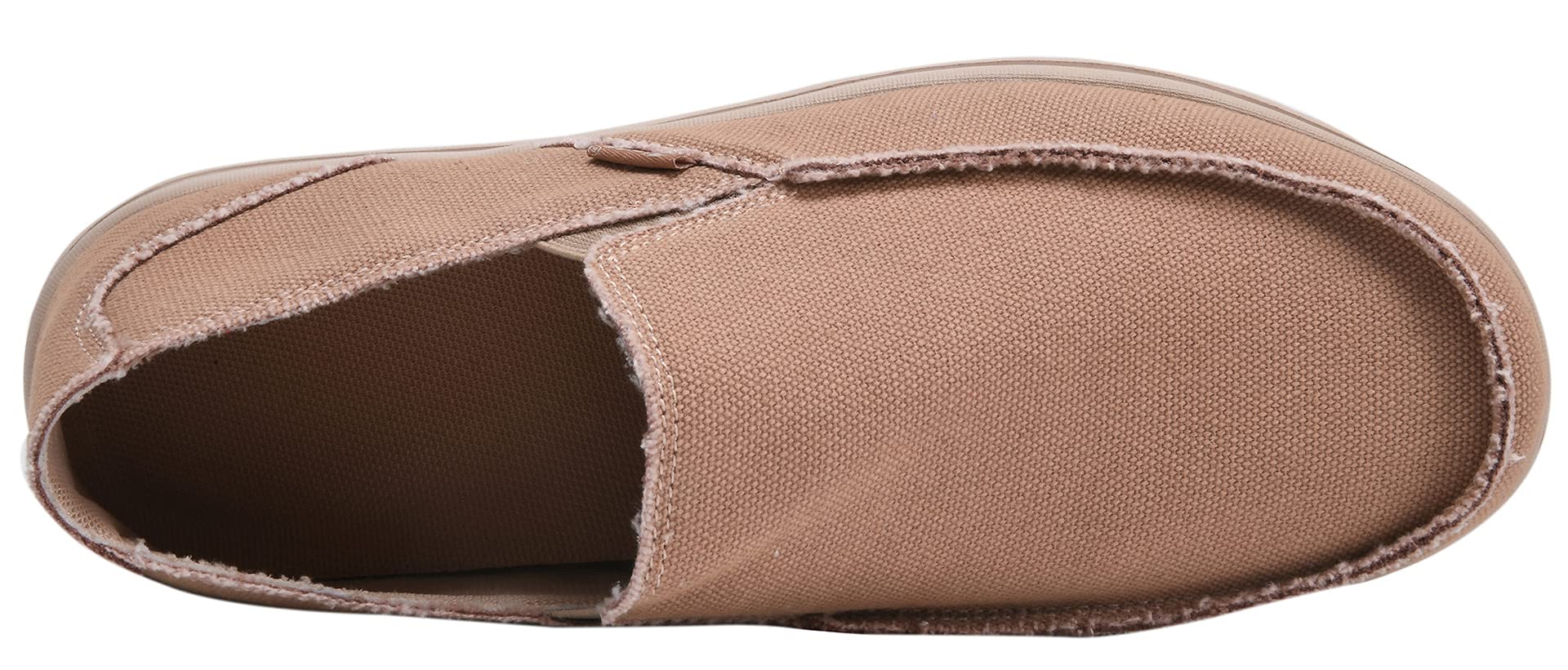 Men's Lightweight Canvas Slip-On Loafers - Comfortable Deck Shoes for Walking, Casual Wear | Perfect for Beach, Travel & Everyday Use