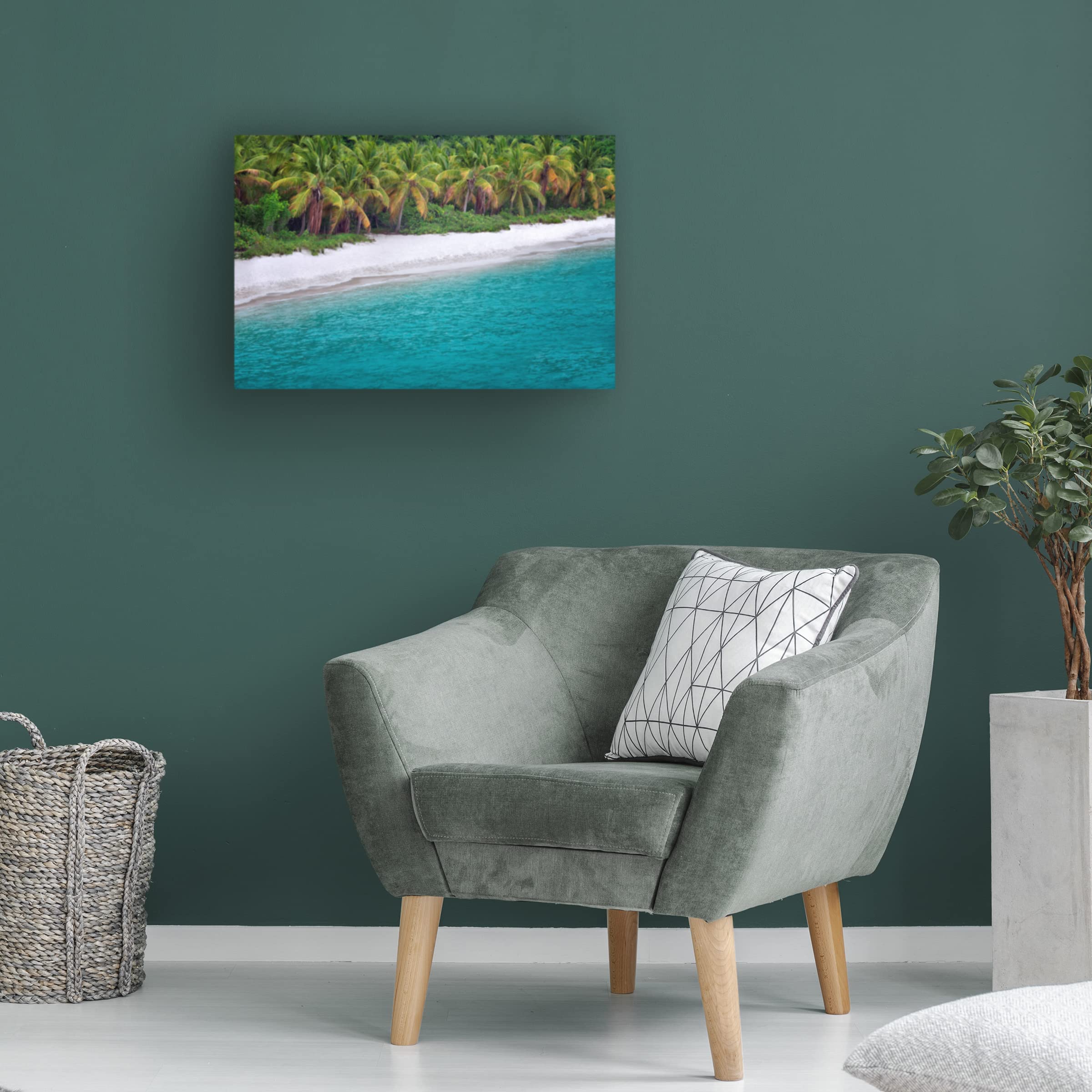 Dennis Frates 'Beach 10' Canvas Wall Art Print - Coastal Decor for Living Room, Bedroom & Office - Trademark Fine Art Collection