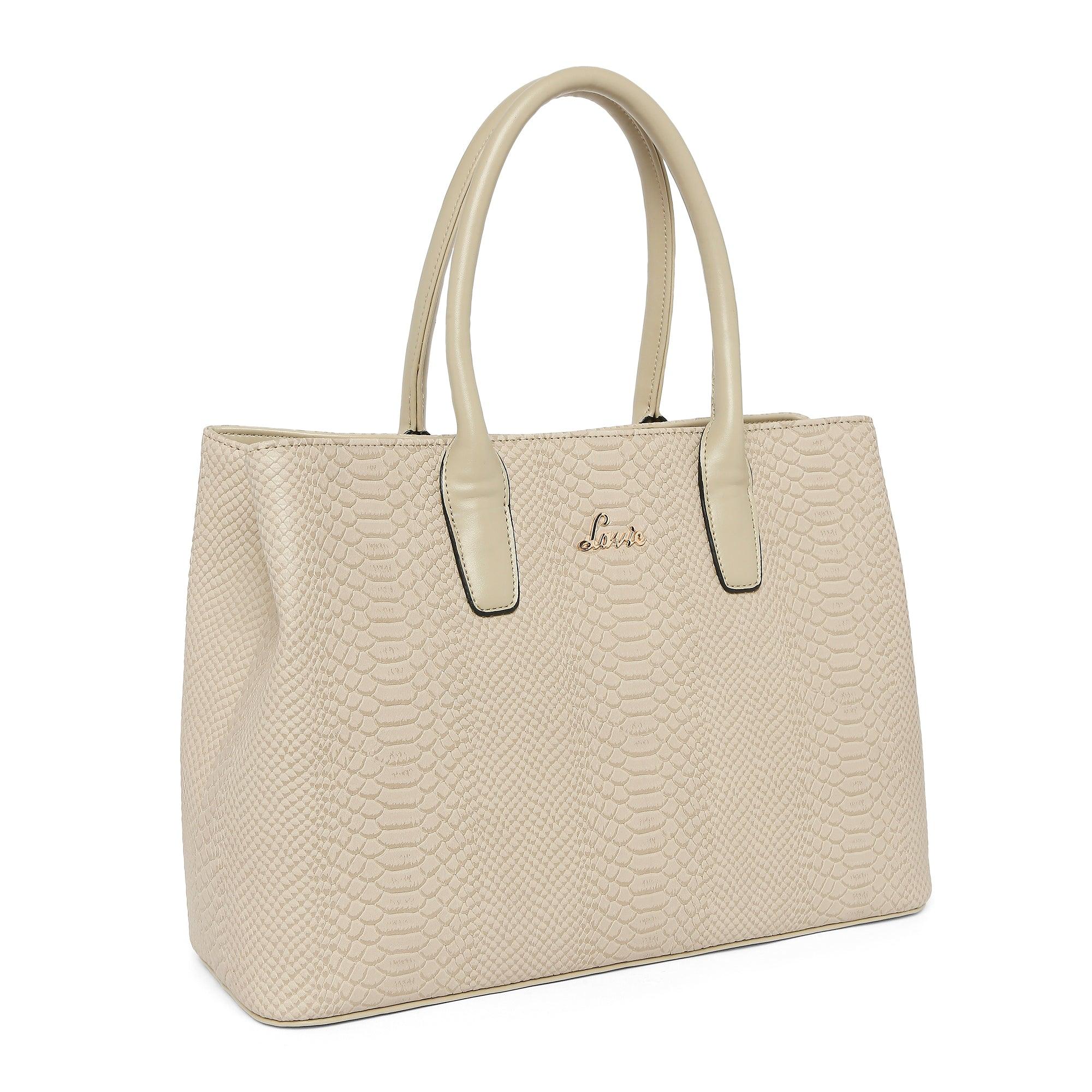 Lavie Lotus Women's Satchel Bag - Stylish Leather Handbag for Work, Travel & Everyday Use | Perfect for Office, Commute & Shopping