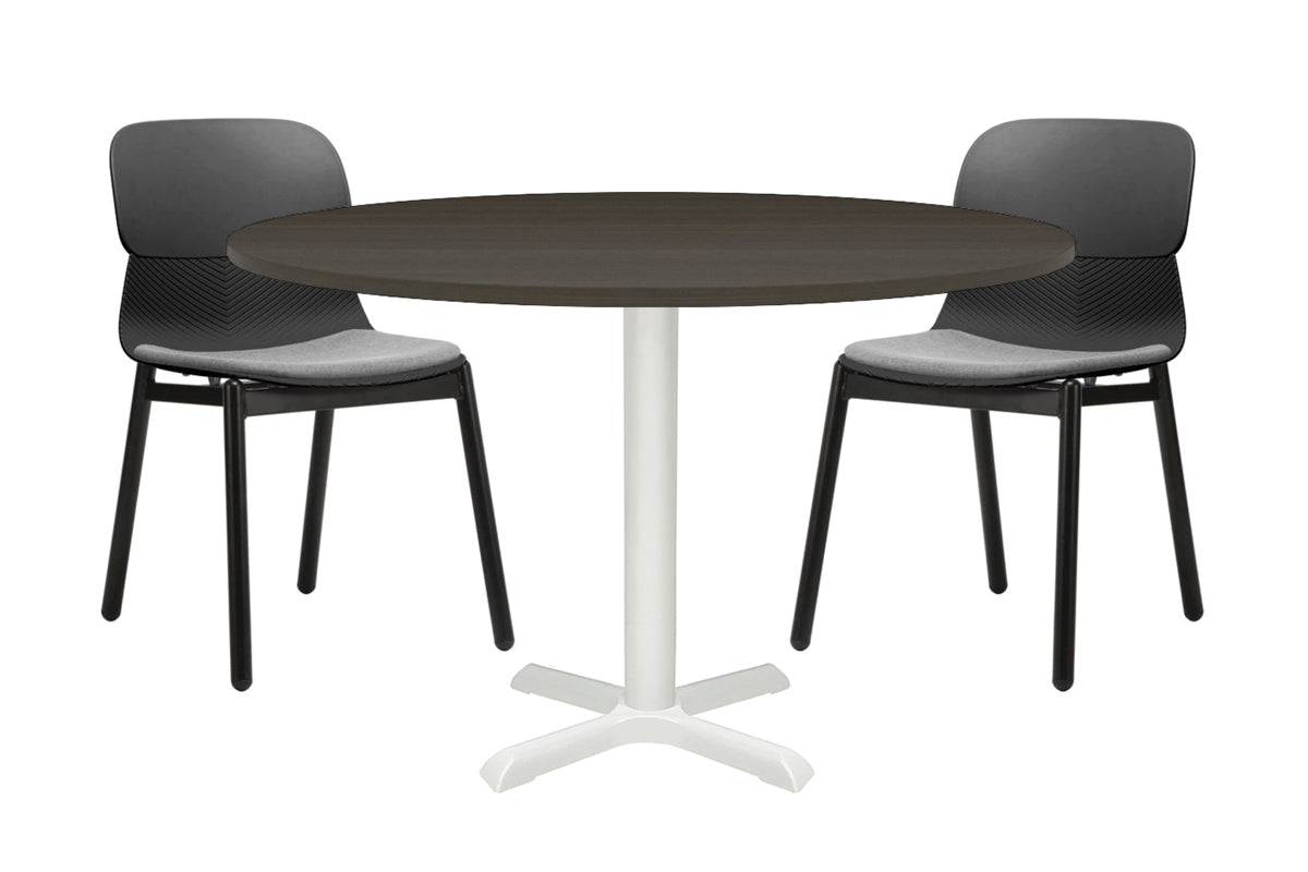Universal Round Meeting Table 1000mm - Modern Conference Room Furniture for Office, Home, and Collaborative Workspaces