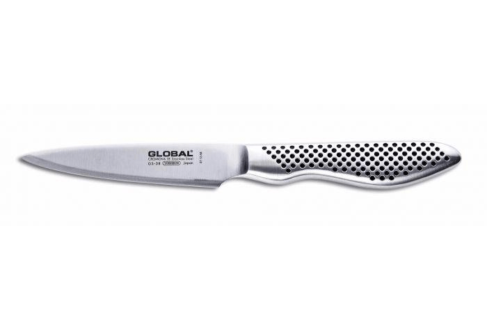 Premium Global Paring Knife 3.5 Inch - Ultra Sharp Stainless Steel Kitchen Knife for Precise Peeling, Slicing & Trimming - Perfect for Fruits, Vegetables & Detailed Culinary Work