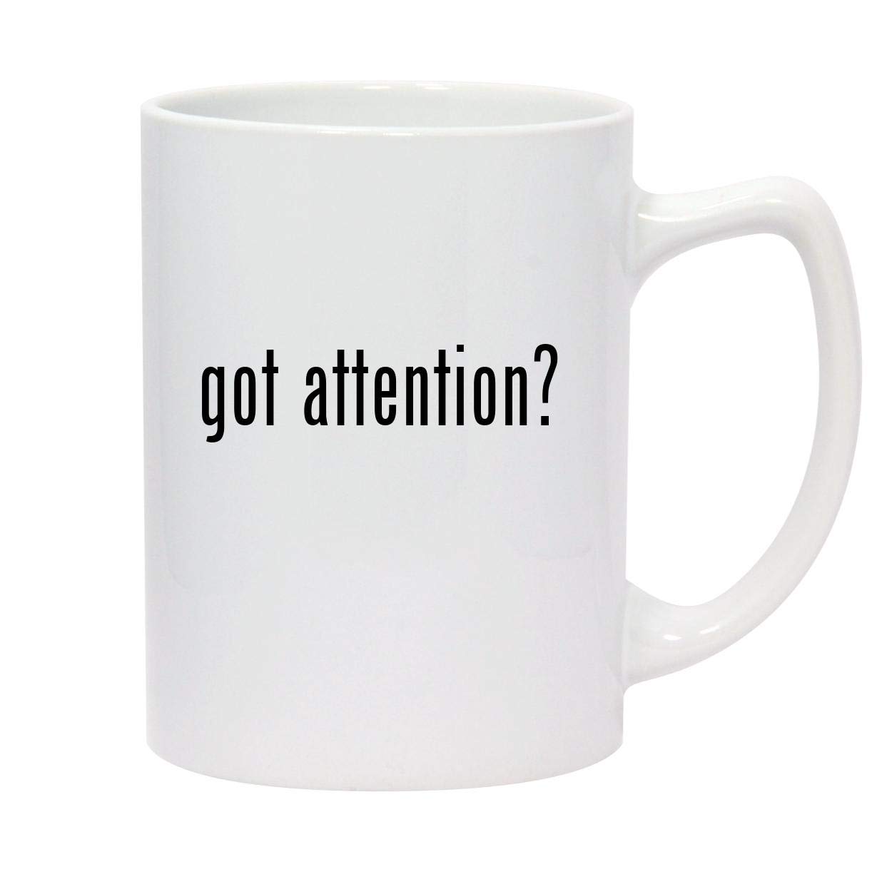 14oz White Ceramic Statesman Coffee Mug - Premium Insulated Travel Mug for Office, Home & Camping - Perfect Gift for Coffee Lovers