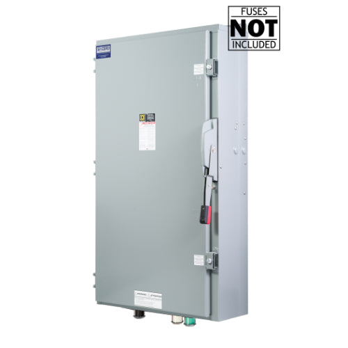 Heavy Duty Cam Lock Fused Disconnect Switch - Single Throw Safety Switch for Industrial Equipment & Electrical Panels - Ideal for HVAC Systems, Motor Controls & Power Distribution