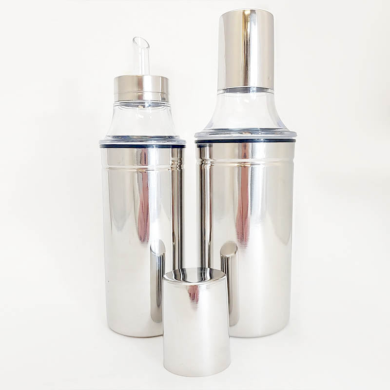 BarConic® Premium Oil & Vinegar Dispenser Set - Glass Bottle with Pour Spout for Kitchen, Salad Dressing, Cooking & Baking - Perfect for Restaurants, Home Chefs & Gourmet Gifts