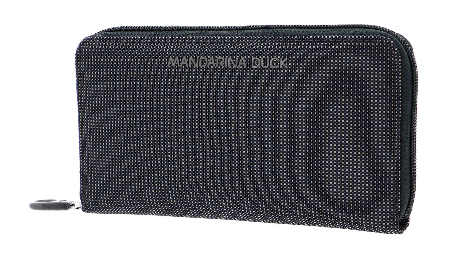 Mandarina Duck Women's Leather Wallet - Slim RFID Blocking Bifold Billfold with Multiple Card Slots - Perfect for Everyday Use, Travel & Gift Giving