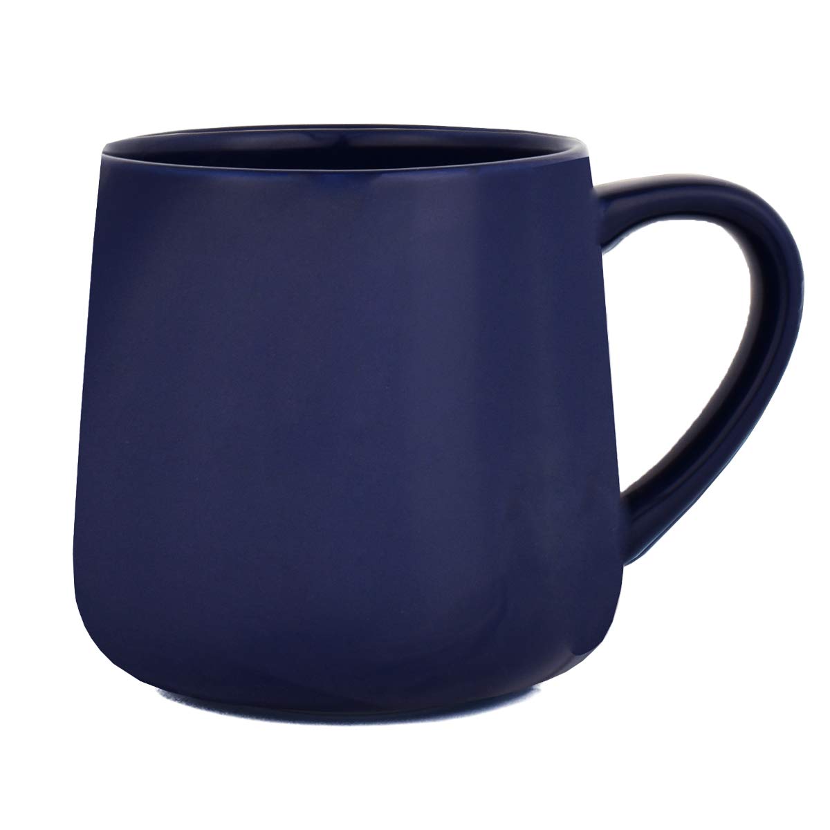 Bosmarlin 18 oz Large Glossy Ceramic Coffee Mug & Tea Cup - Dishwasher & Microwave Safe - Royal Blue - Perfect for Office, Home, or Gift Giving - Enjoy Your Morning Coffee, Afternoon Tea, or Hot Chocolate in Style