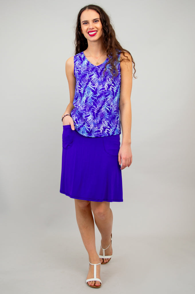Hannah Tank Top - Palma Style Linen Bamboo Blend Women's Shirt - Perfect for Summer Outfits, Beachwear & Casual Wear
