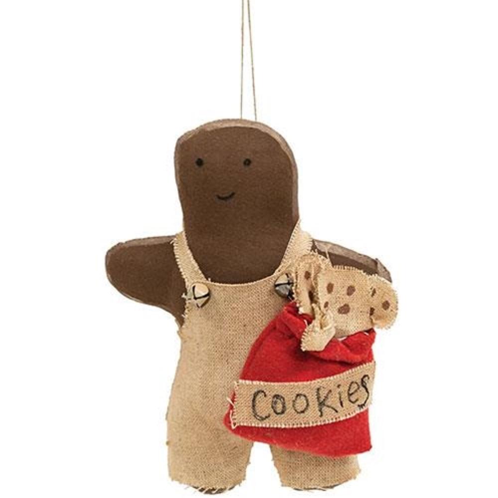 Gingerbread Cookie Ornaments - Festive Holiday Decor for Christmas Tree, DIY Baking & Party Favors