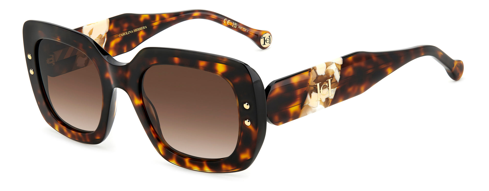 Carolina Herrera HER 0186/S Women's Sunglasses - UV Protection Fashion Shades for Driving, Beach & Outdoor Activities