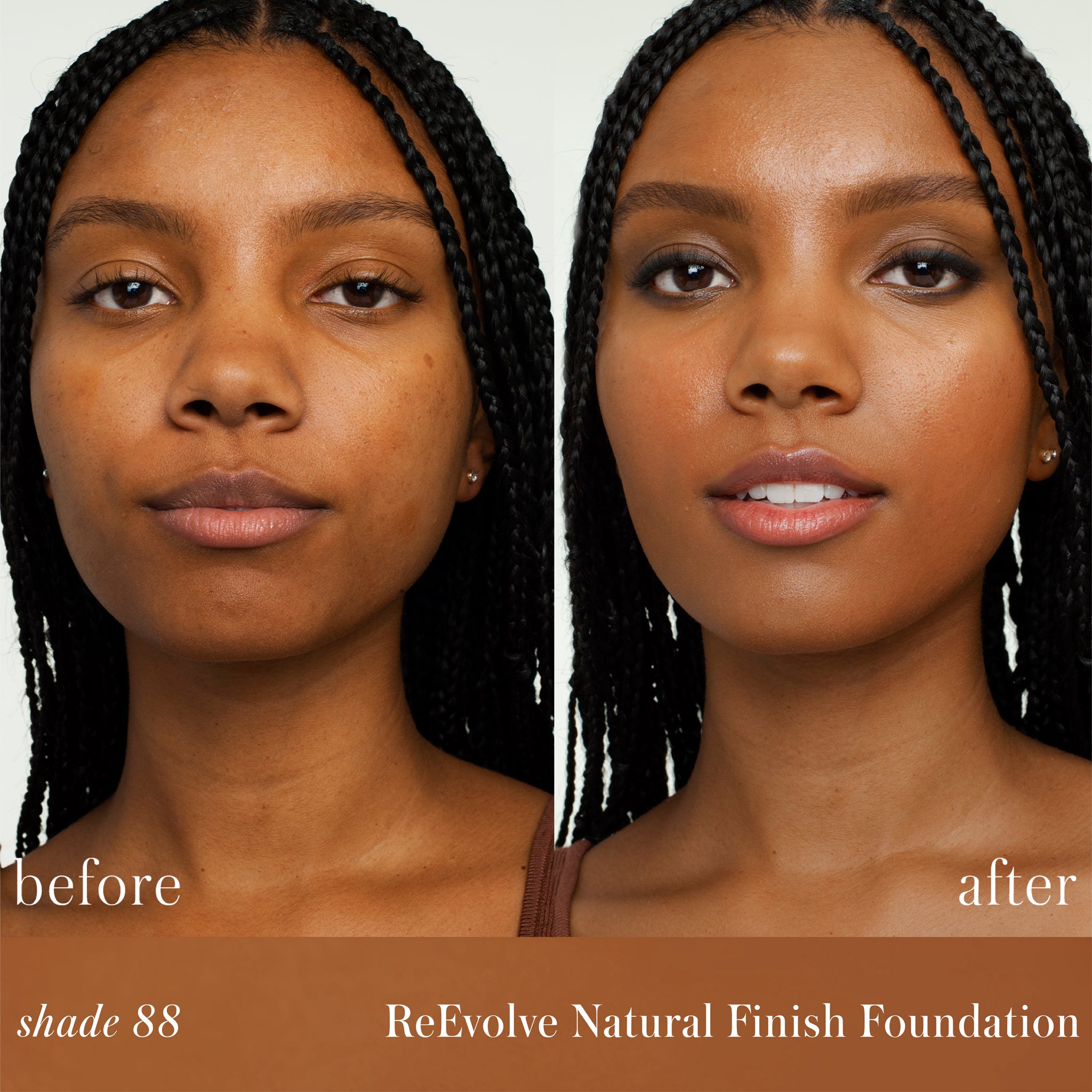 ReEvolve Natural Finish Foundation Refill - Vegan, Cruelty-Free Makeup for Flawless Coverage | Perfect for Everyday Wear & Special Occasions