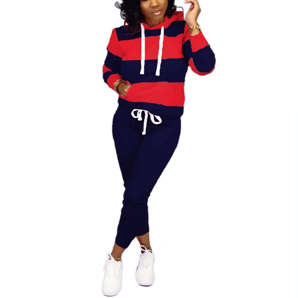 Nimsruc Women's Two Piece Jogging Suits - Casual Athletic Outfit for Running, Yoga & Lounge Wear