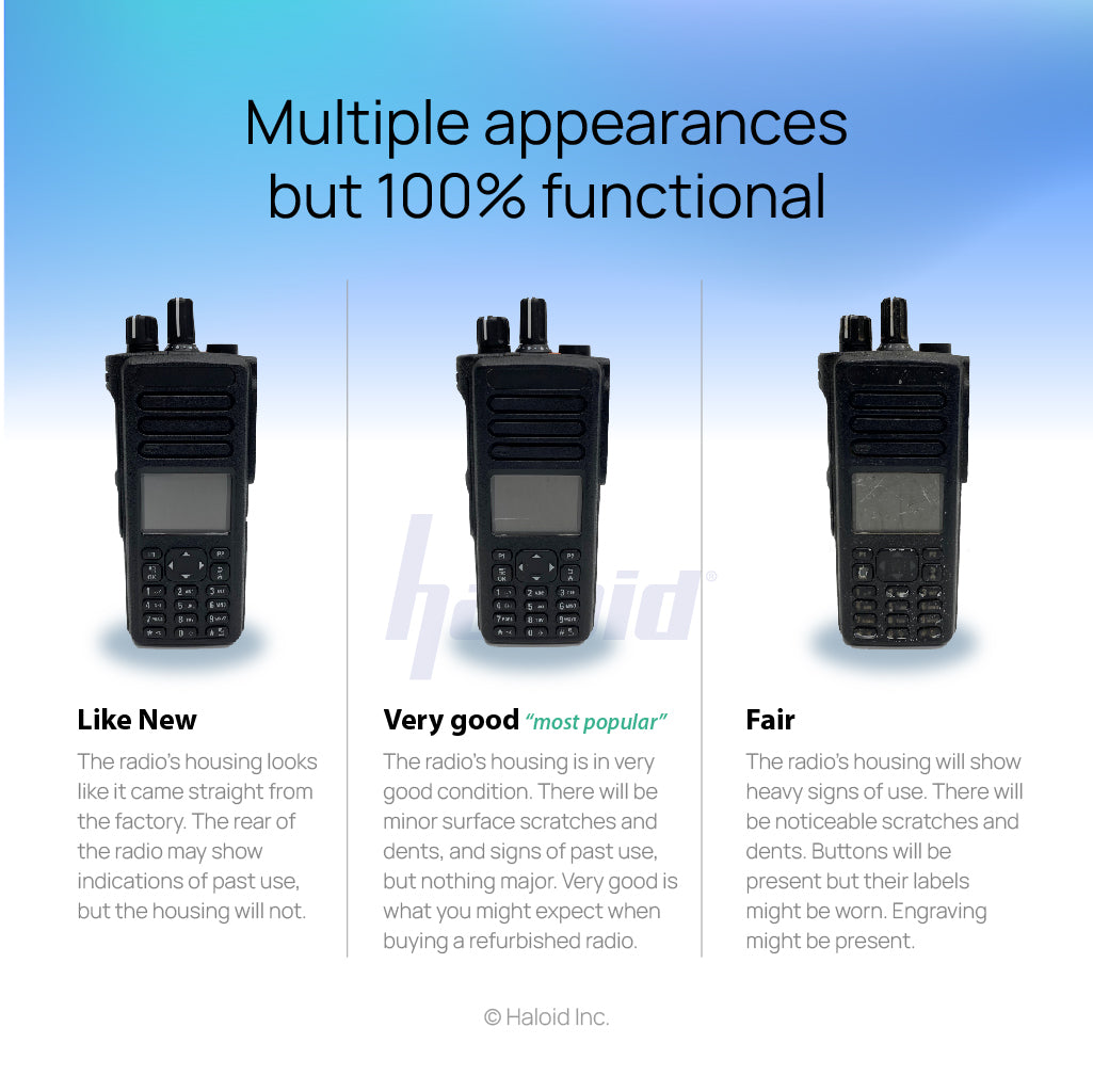 EF Johnson Viking VP900 242 5780 VHF / 800MHz P25 Model 3 Portable Two-Way Radio - Reliable Communication for Public Safety & Emergency Response Teams