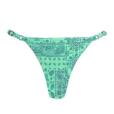 Mint Green Bali Brazilian Thong Bikini Bottom - Sexy Swimwear for Beach, Pool & Vacation - Comfortable & Stylish Women's Swim Bottom