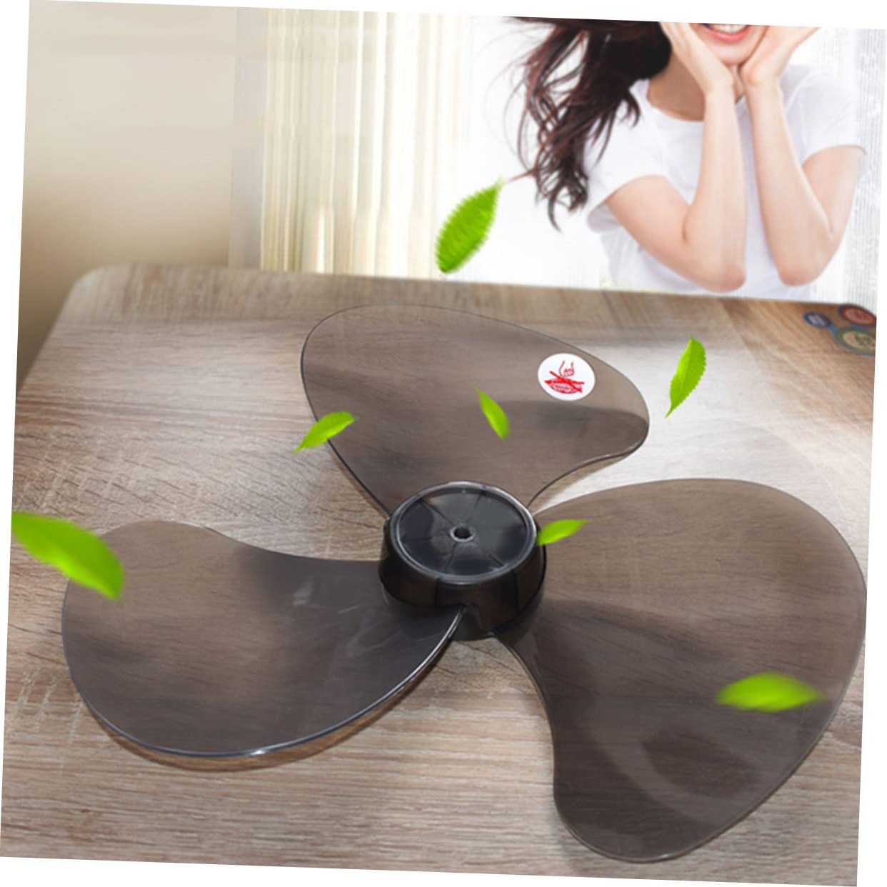 3-Blade Replacement Fan Blades for Standing Pedestal Fans - Easy Install, Quiet Plastic Fan Blades for Household Use - Perfect for Bedroom, Living Room & Office Cooling
