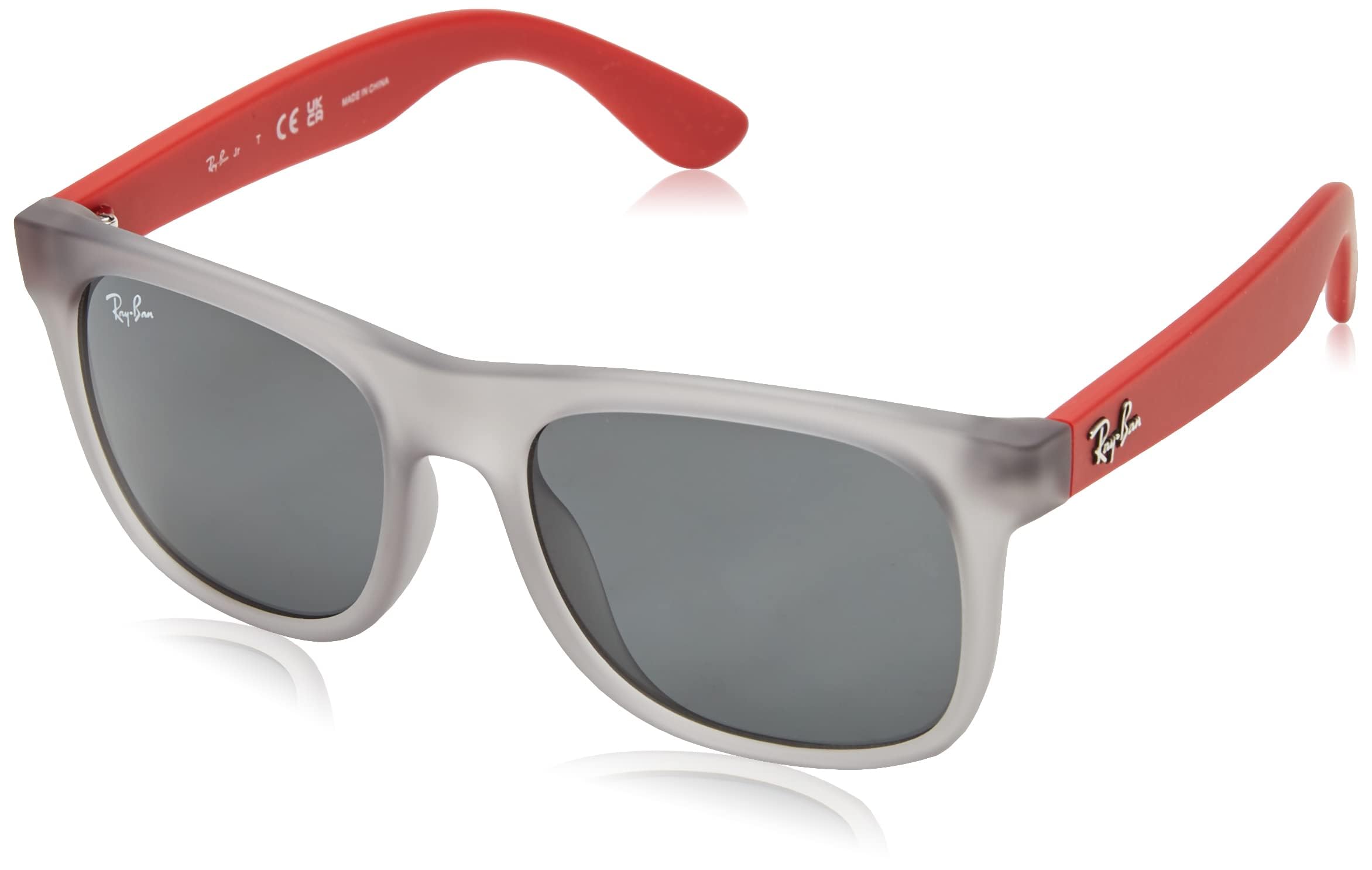 Ray-Ban RJ9069S Justin Square Sunglasses for Kids – UV Protection, Durable & Stylish – Perfect for Outdoor Play, Beach & Sunny Days