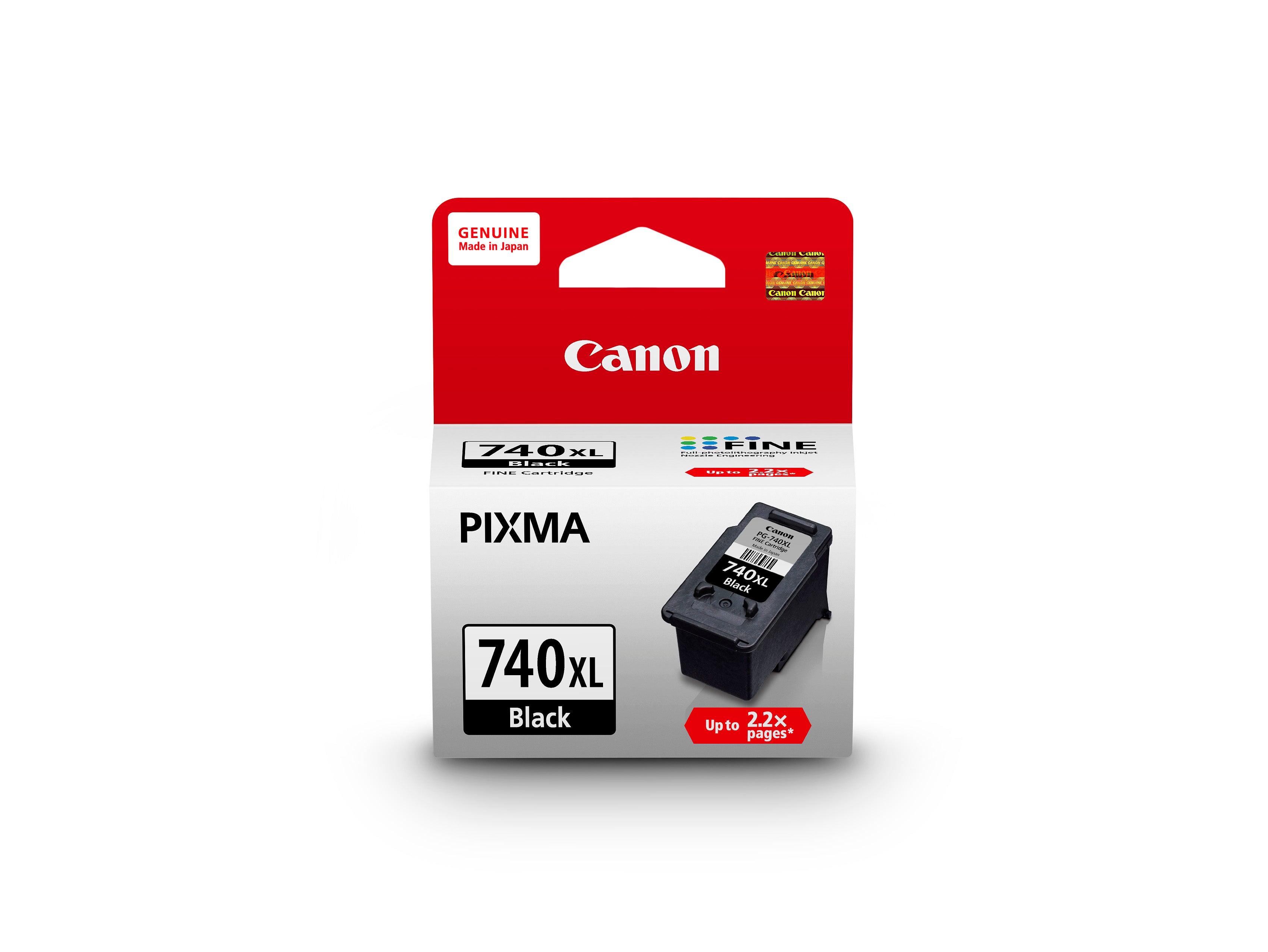 Original Canon PG-740XL Black Ink Cartridge - High Yield, Compatible with Select Printers - Perfect for Home, Office & Photo Printing