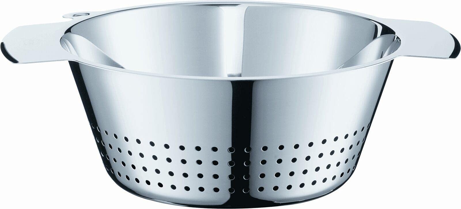 24cm Conical Colander - Fine Mesh Strainer & Flour Sifter | Collapsible Kitchen Essential for Pasta, Salad & Baking | Durable Stainless Steel Kitchen Accessory