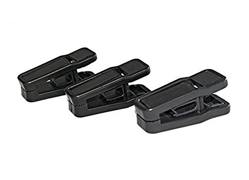 Erioctry Plastic Hanger Clips - 20 Pack Black Slim-Line Pants Hanger Clips with Strong Pinch Grip for Clothes Organization | Perfect for Velvet Hangers, Wardrobe Storage & Space-Saving Closet Solutions