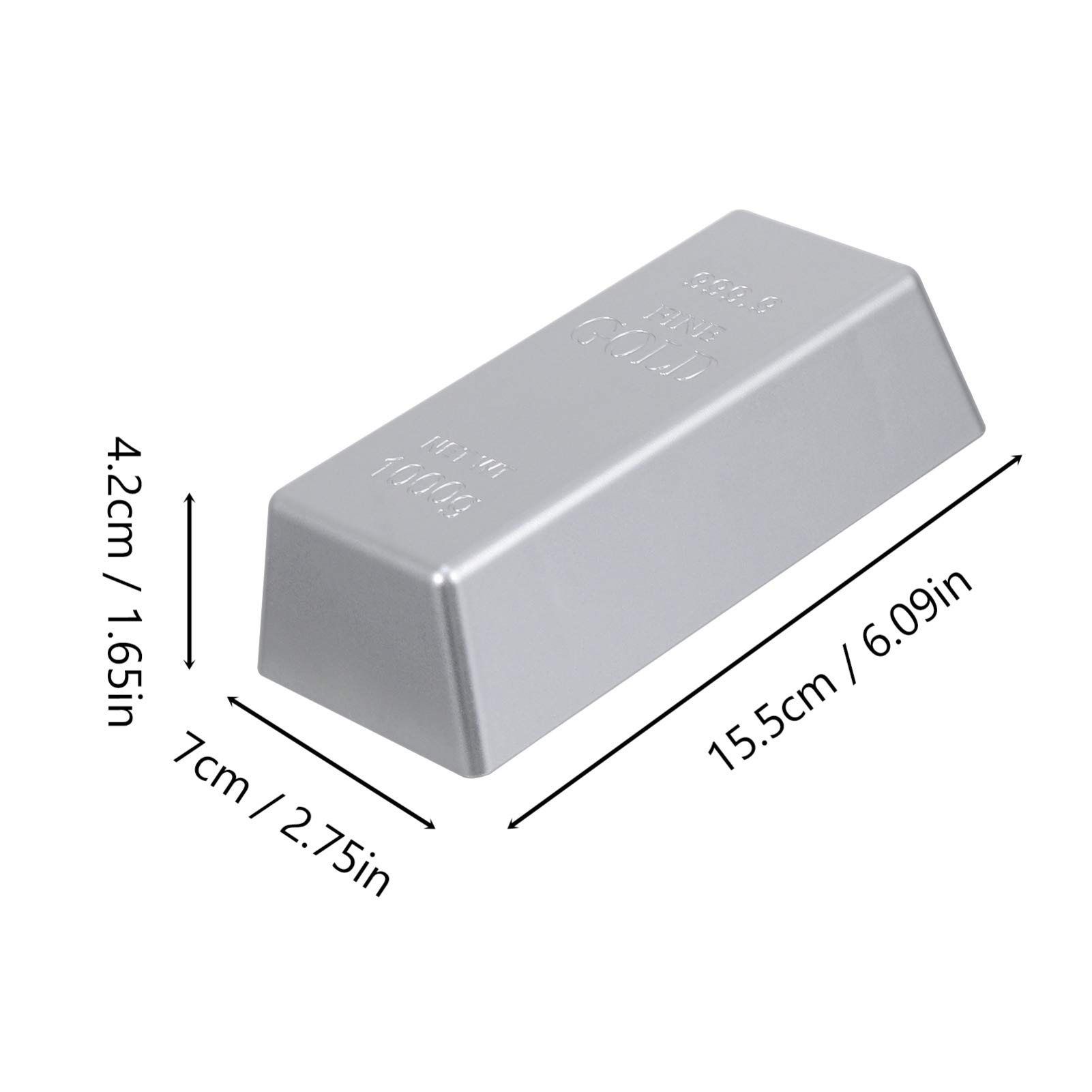 Kids Plastic Decorative Brick Toy - 1 Piece Realistic Simulation Bar Plaything for Room Decor & Pretend Play