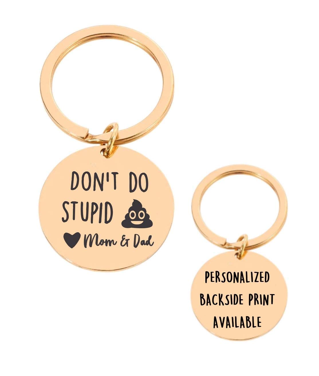 Funny Keychain Gifts for Boys - 16th Birthday Present & First Car Key Chain with Drivers License - Perfect College Gift for Son from Parents - Great for Graduation, Back to School & Teen Milestone Celebrations