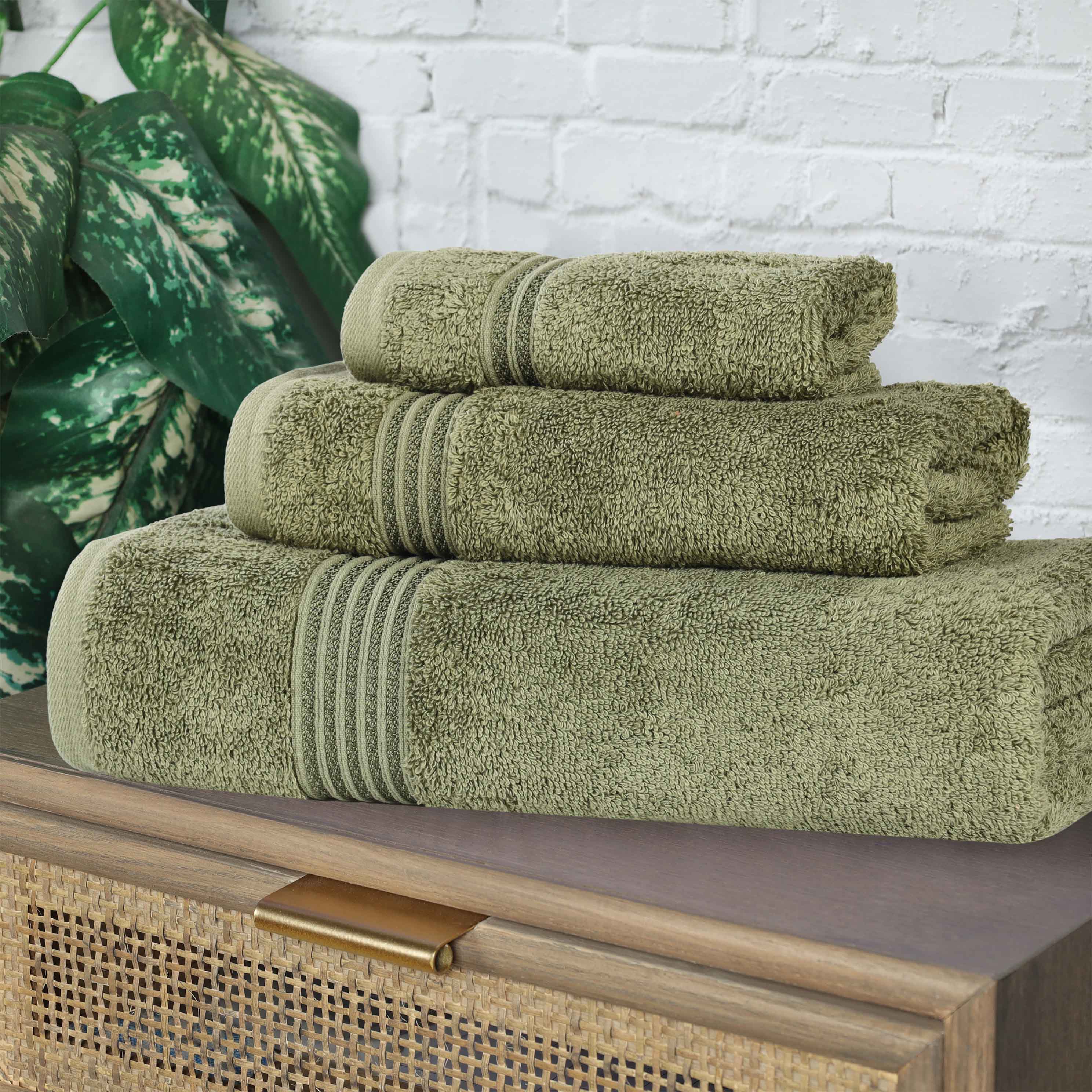 Premium Egyptian Cotton 3-Piece Towel Set - Ultra Soft, Highly Absorbent Bath Towels for Spa, Bathroom & Luxury Home Use