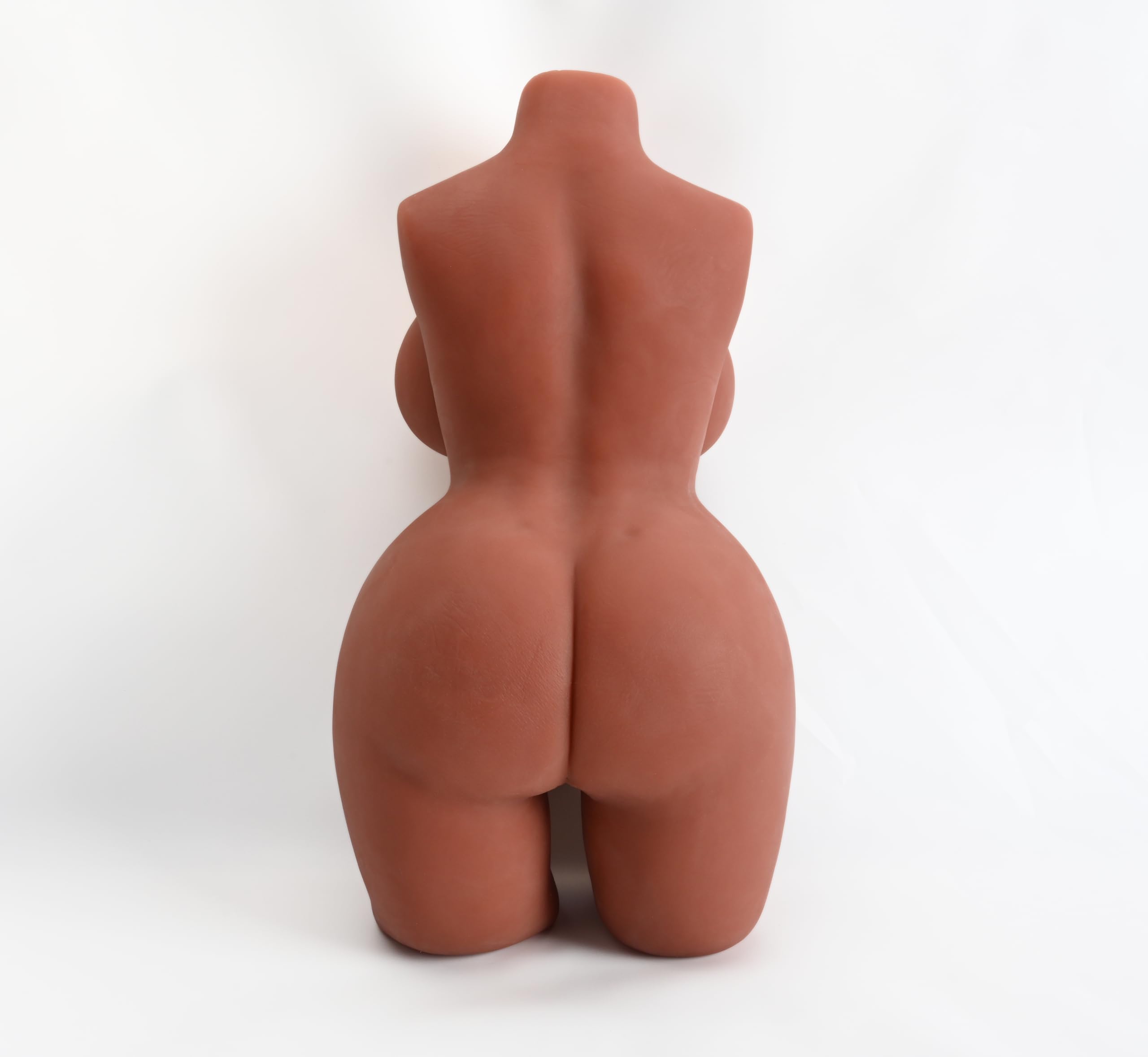 Realistic Transgender Shemale Sex Doll Torso with Flexible Giant Dildo - 20LB Lifelike Male/Female Hybrid Love Doll in Brown & Light Skin Tones | Perfect for Adult Fantasy Play, BDSM, and Private Collection