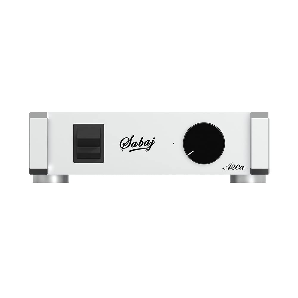 SABAJ A20a 2022 Version 350W Class D Power Amplifier with MA5332M Chip - Bluetooth 5.0, XLR & RCA Inputs - Perfect for Home Theater, Studio Monitoring & Live Performances