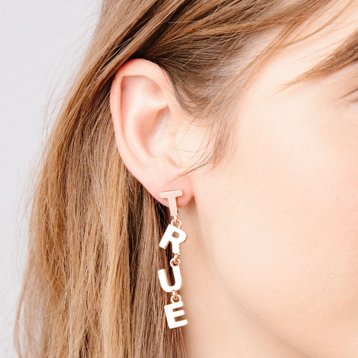 True Love Statement Earrings for Women - Romantic Dangle Earrings for Date Night & Special Occasions