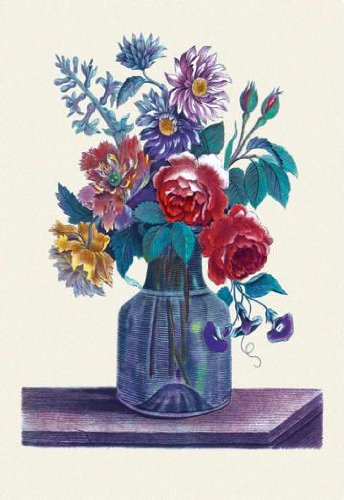 Buyenlarge Vase of Flowers 12x18 Giclee Canvas Art Print - Floral Wall Decor for Living Room, Bedroom & Office
