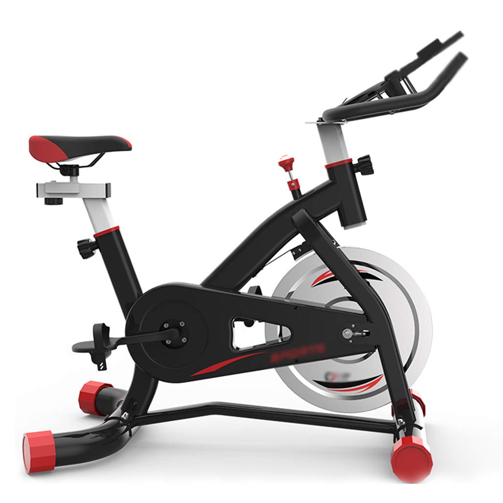 DPPAN Magnetic Resistance Folding Exercise Bike - Adjustable Seat Stationary Bike for Home Workout, Indoor Cycling & Cardio Training - Black