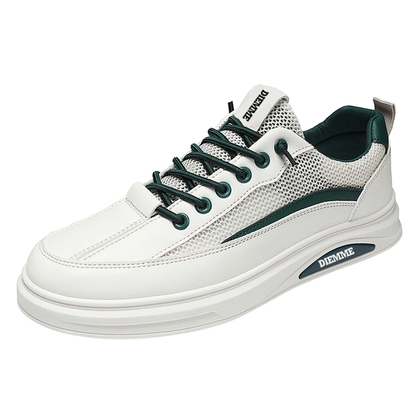 RUIY Men's Casual Lace-Up Sneakers - Breathable Skate Shoes for Running, Walking & Gym Workouts - Lightweight Athletic Shoes for Men