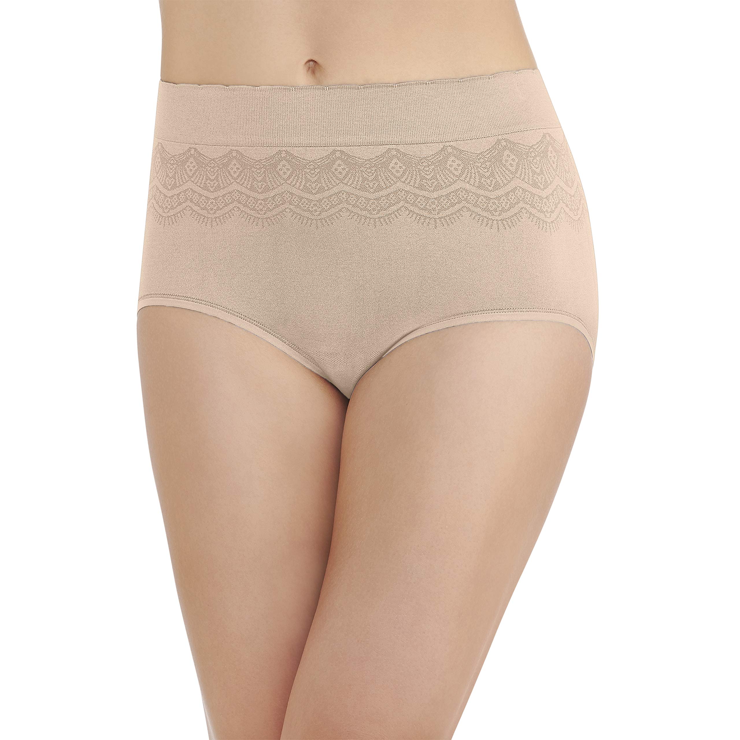 Vanity Fair Women's No Pinch No Show Seamless Underwear - Comfortable Invisible Panties for Everyday Wear (Retired Colors) - Perfect for Work, Travel & Lounge
