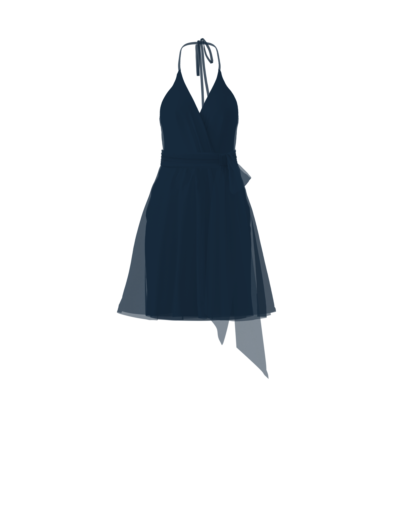 Carmelle Bodice & Carla Skirt Set with Navy Sash Belt - Elegant Women's Vintage-Inspired Outfit for Parties, Weddings & Special Occasions