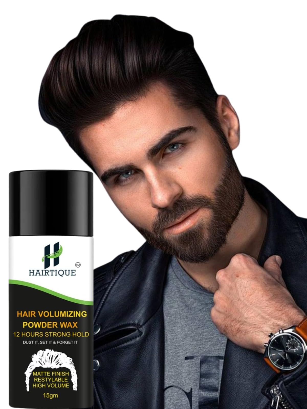 12-Hour Strong Hold Hair Volume Powder for Men - Matte Finish, Restylable & High Volume | Hair Volumizer & Styling Powder | Best for Daily Use, Special Occasions & Professional Styling