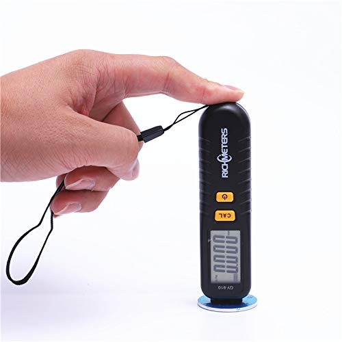 GY910 Mini Digital Coating Thickness Gauge - 0-1300um Paint Film Meter for Cars (FE/NFE) | Accurate Measurement in um, mm, mil | Perfect for Auto Body Shops & DIY Car Paint Testing