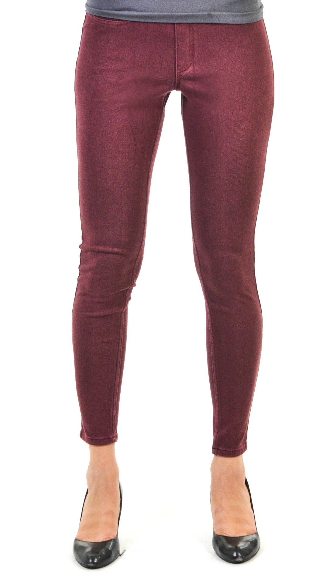 Hue Women's The Original High Waist Stretch Denim Leggings - Comfortable & Stylish for Everyday Wear, Workout, and Casual Outfits