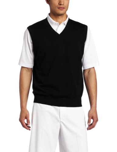 Fairway & Greene Men's Merino Wool Classic V-Neck Golf Vest - Lightweight & Breathable for Golf, Outdoor & Casual Wear